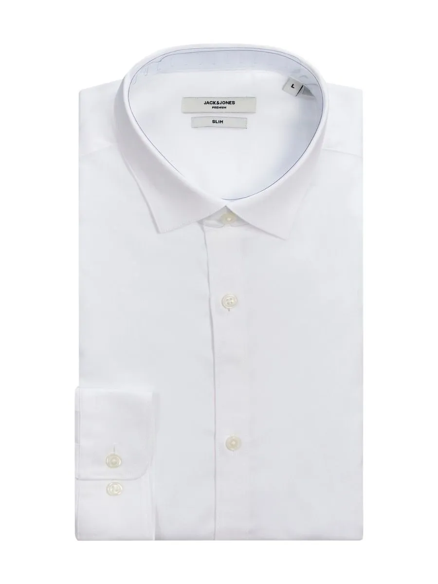 Jack & Jones Premium Long Sleeve Dress Shirt White