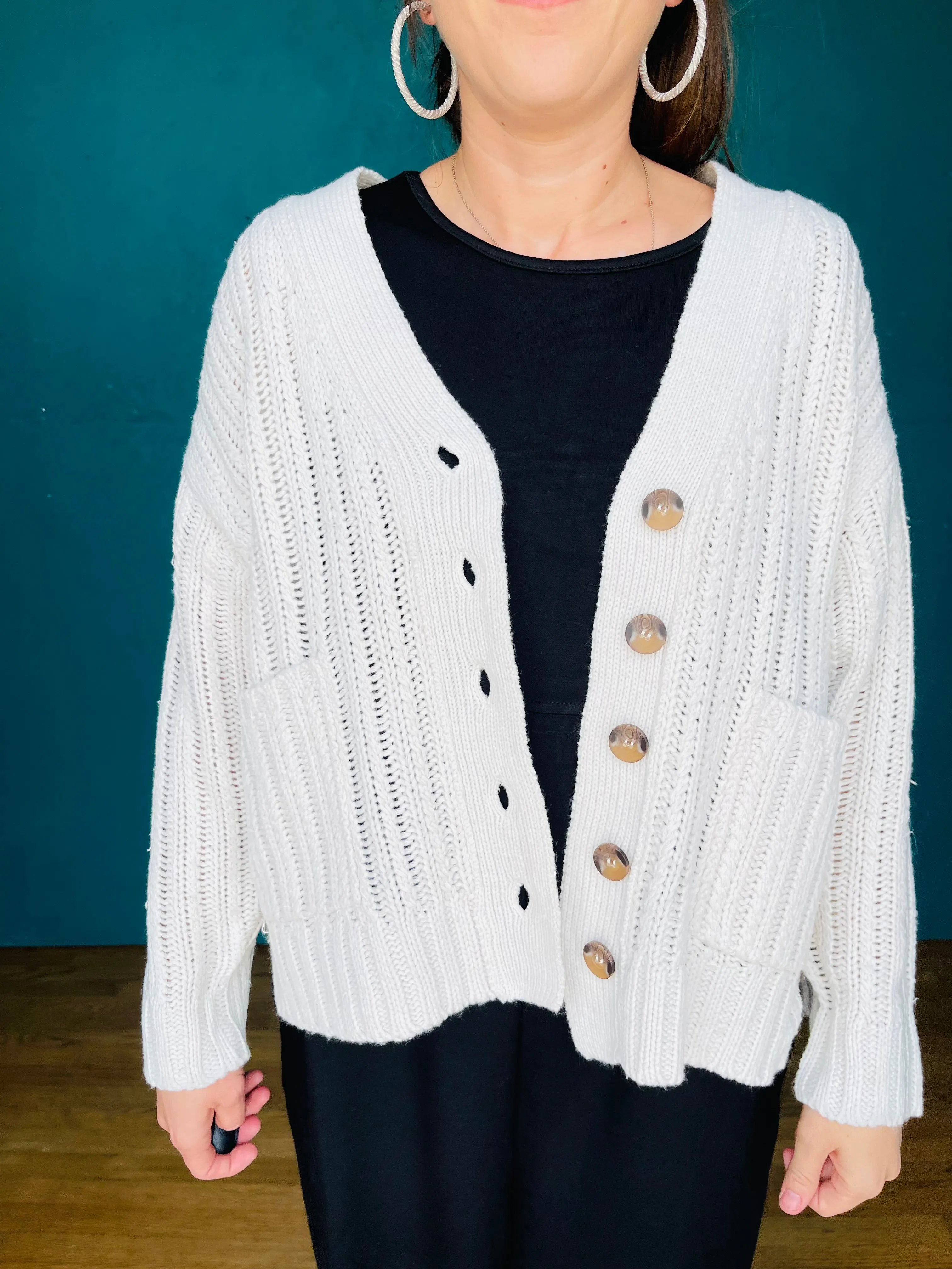 Krithika V-Neck Cardigan