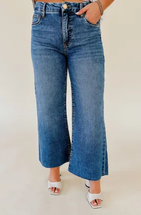 KUT HIGH RISE MEG WIDE LEG DENIM