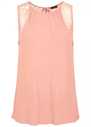 Lace Insert Top by LASCANA | Look Again