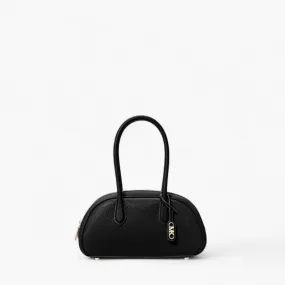 Lulu Small Pebbled Leather Satchel