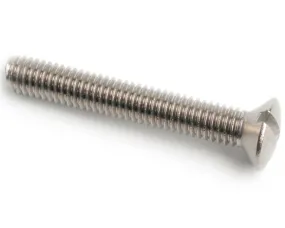 M8 X 80 SLOT RAISED COUNTERSUNK MACHINE SCREW DIN 964 A2 STAINLESS STEEL