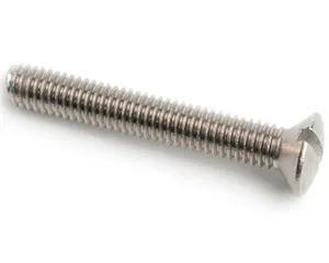M8 X 80 SLOT RAISED COUNTERSUNK MACHINE SCREW DIN 964 A2 STAINLESS STEEL