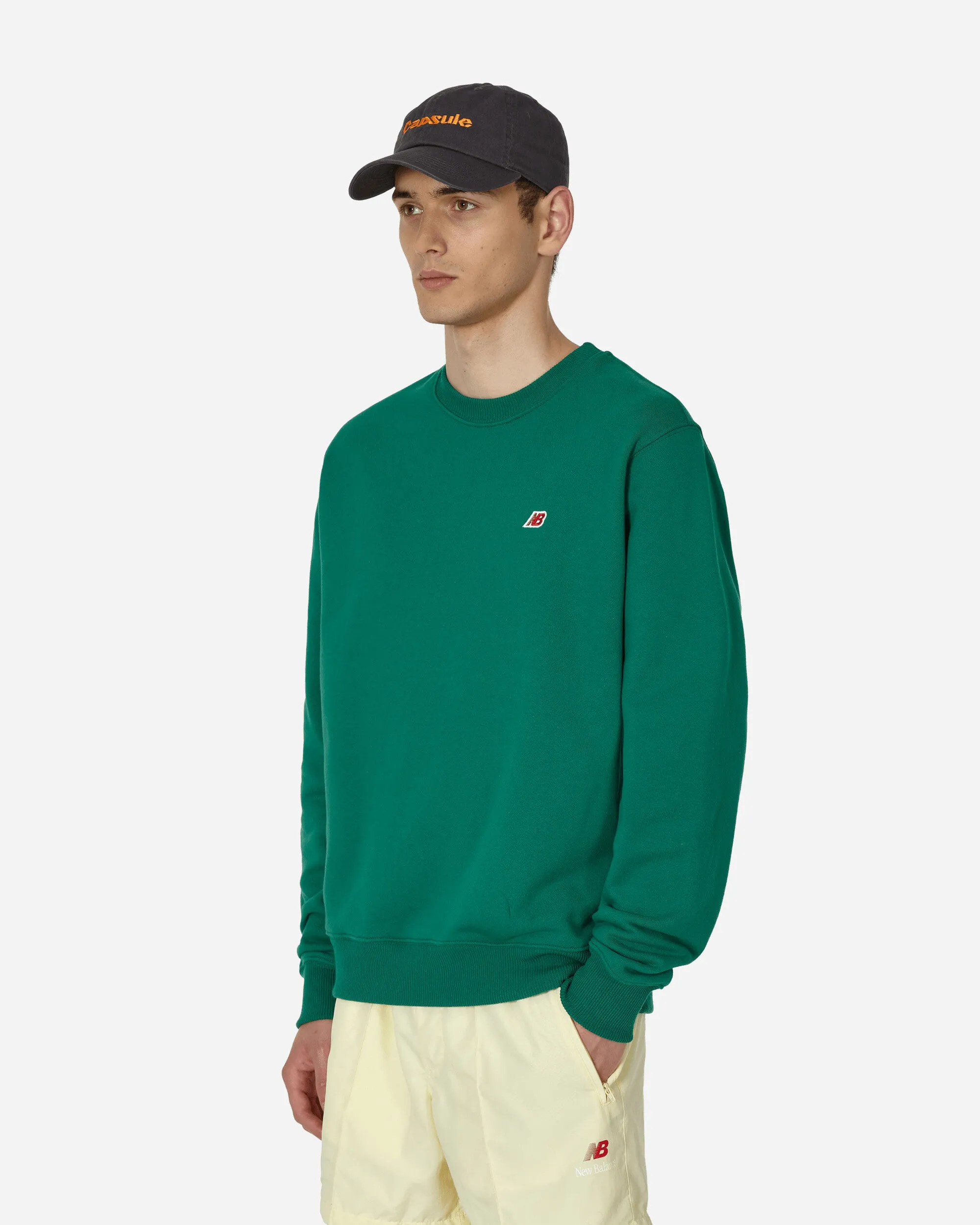 MADE in USA Core Crewneck Sweatshirt Pine Green