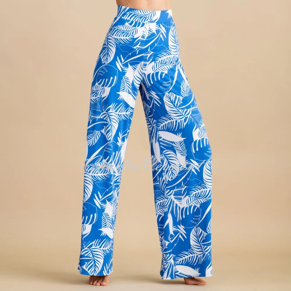 Marble Trouser - Style 6999-201 (Deep Blue / White)