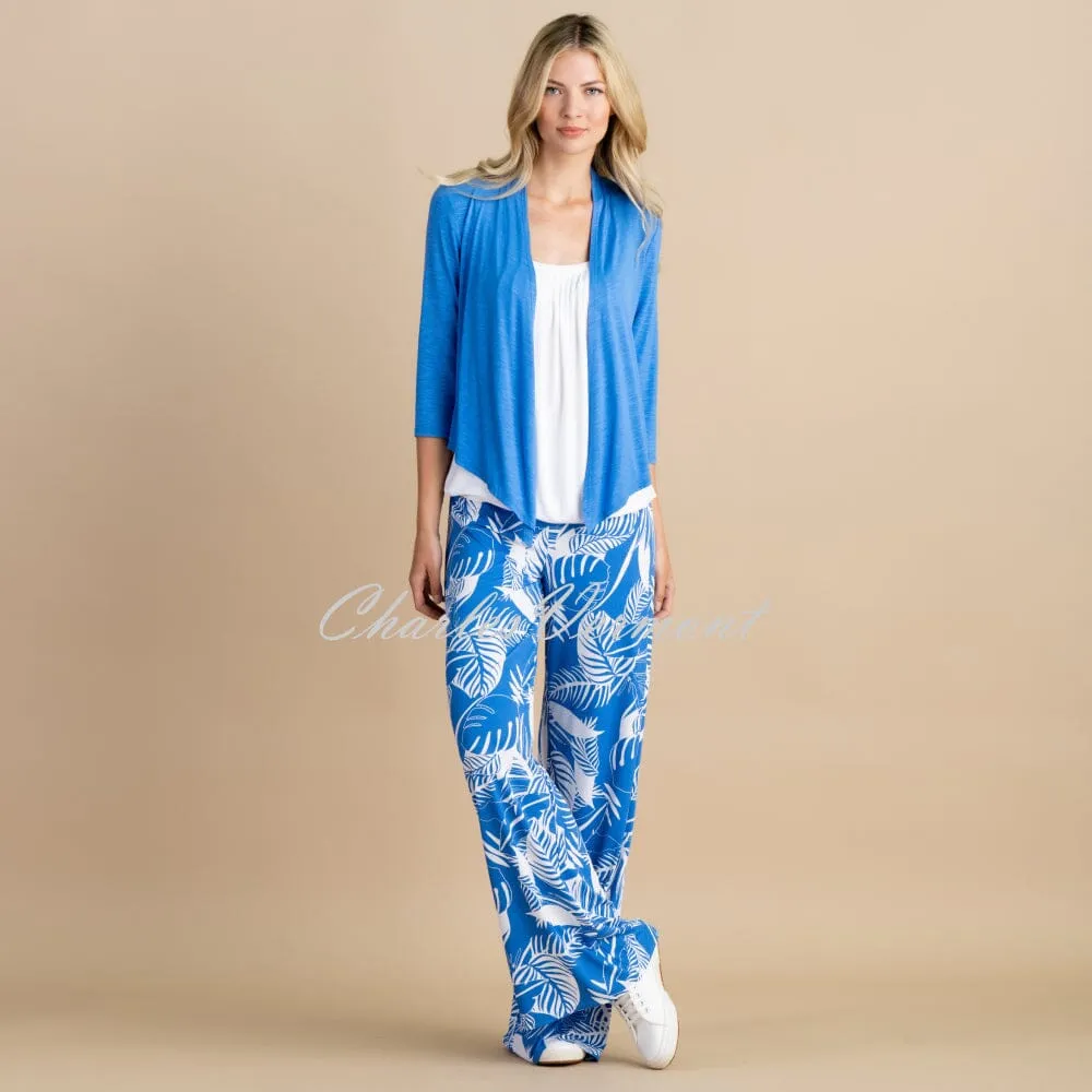 Marble Trouser - Style 6999-201 (Deep Blue / White)