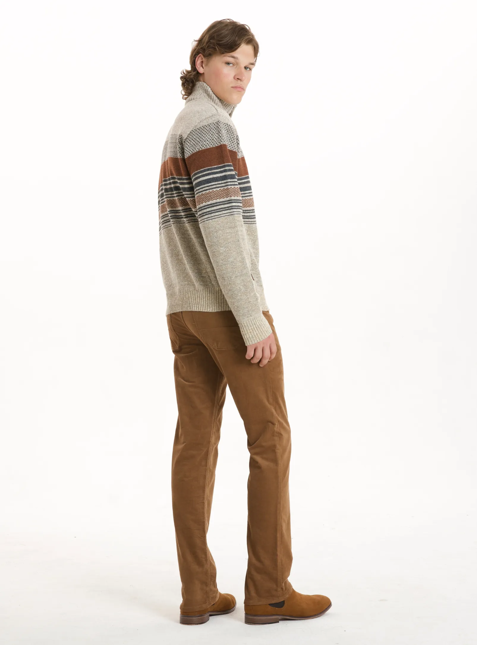 MARTIN| Textured long-sleeve Sweater||MARTIN|Pull à manches longues texturé