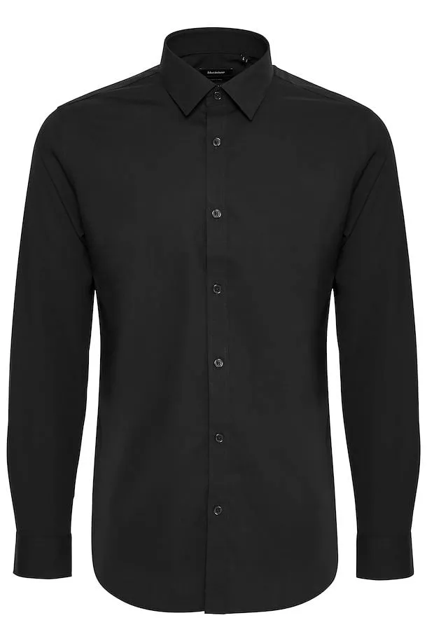 Matinique Robo N Stretch Poplin Dress Shirt in Black