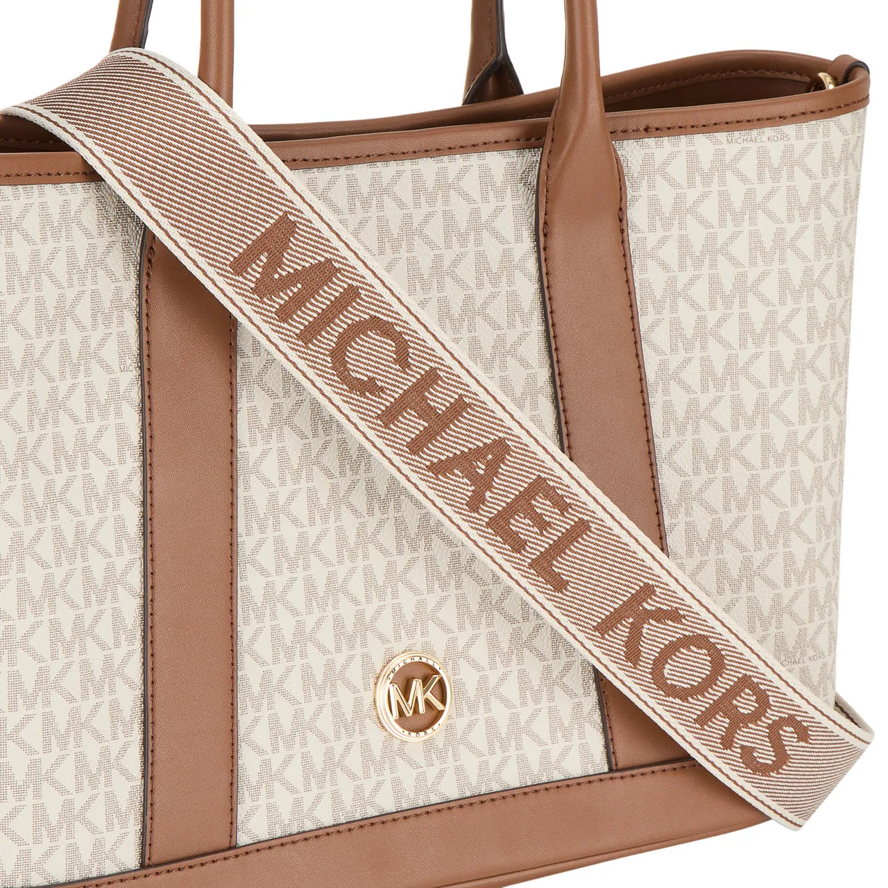 MICHAEL MICHAEL KORS Luisa Medium Tote Bag - VanillaLuggage