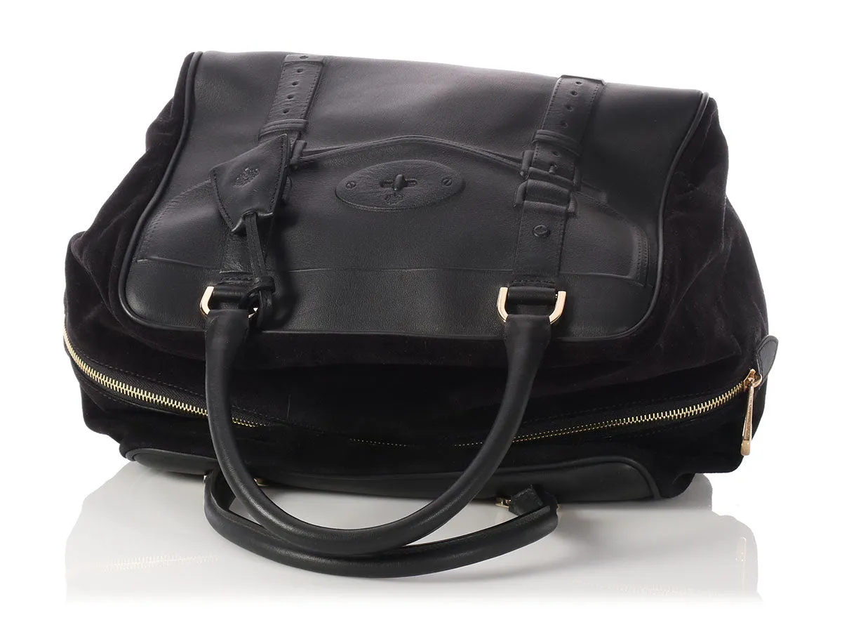 Mulberry Black Maisie Clipper Satchel