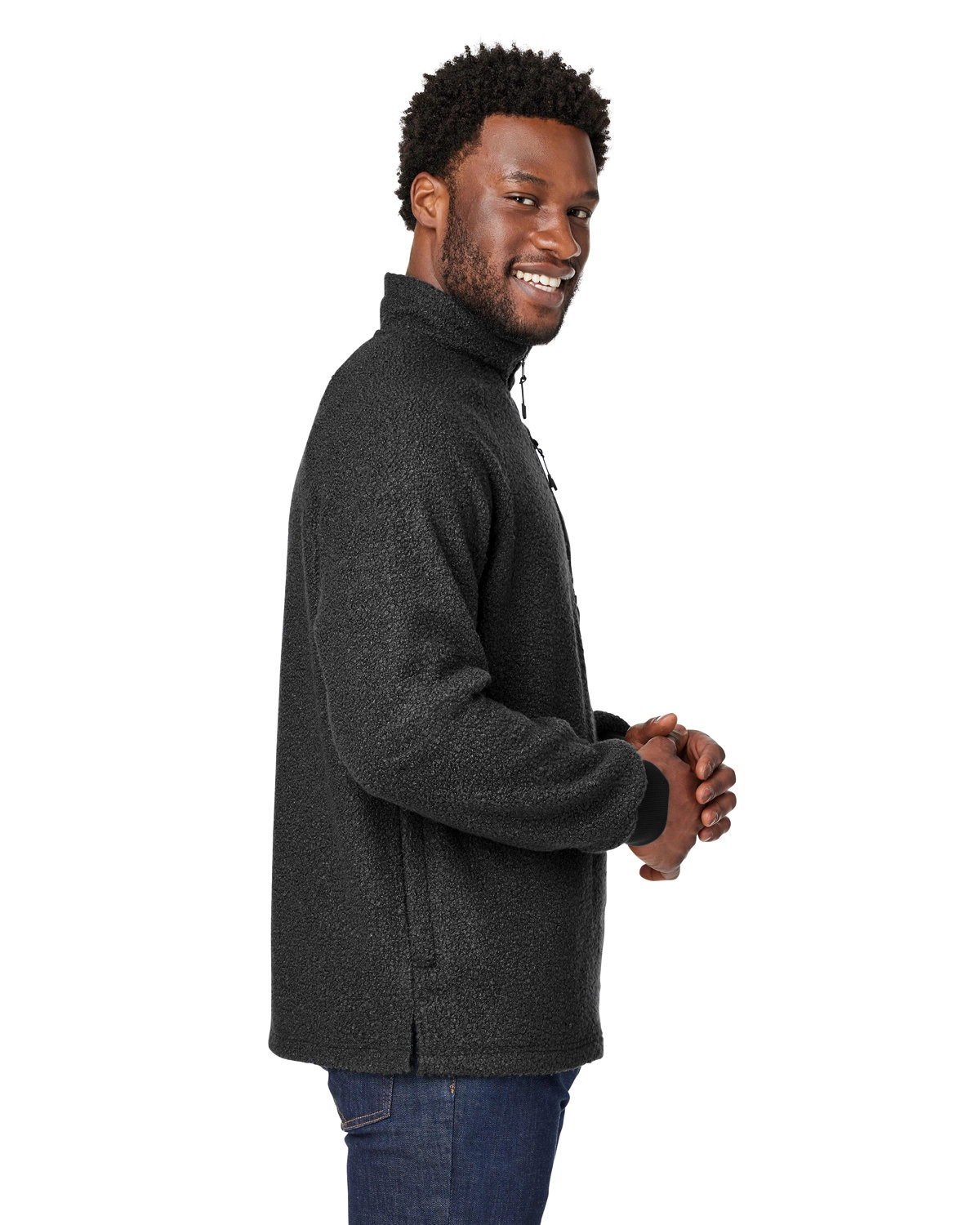 North End NE713 Men's Aura Sweater Fleece Quarter-Zip SKU: NE713