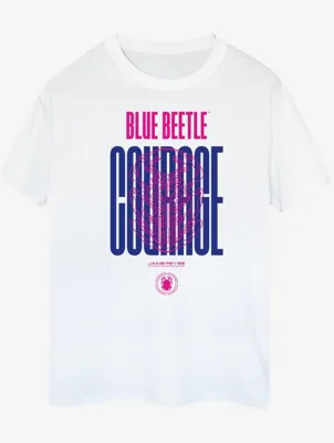 NW2 Blue Beetle Courage Adult White Printed T-Shirt | Women | George at ASDA