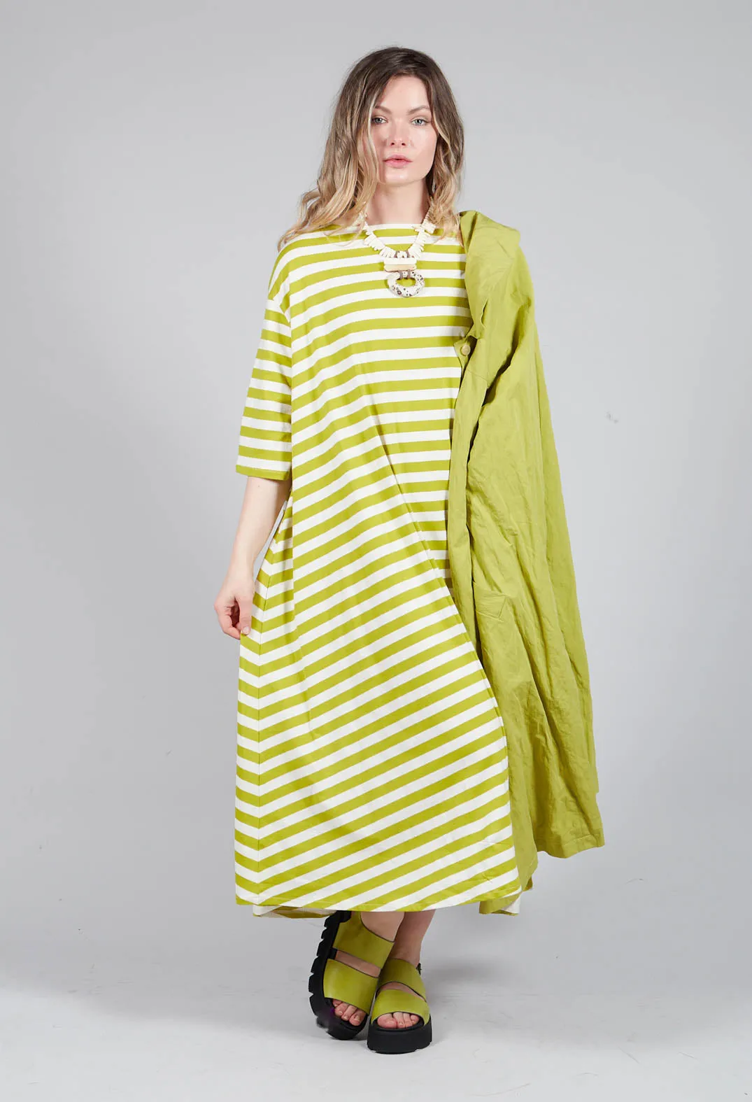 Oversized T-Shirt Dress in Pistachio