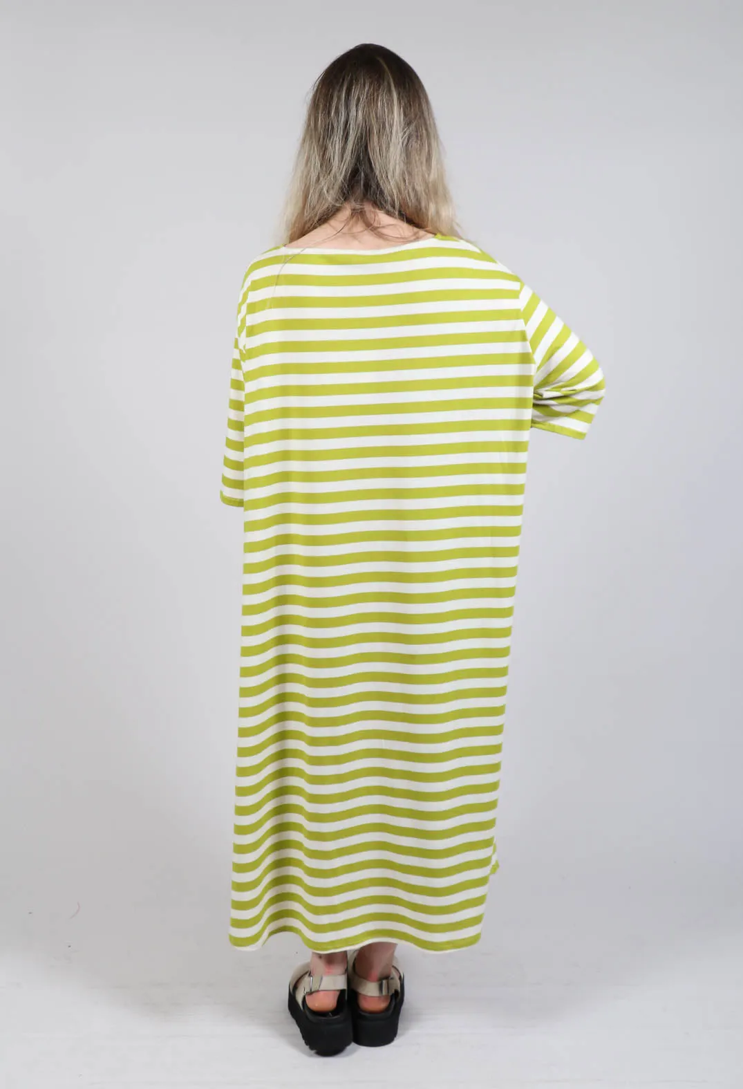 Oversized T-Shirt Dress in Pistachio