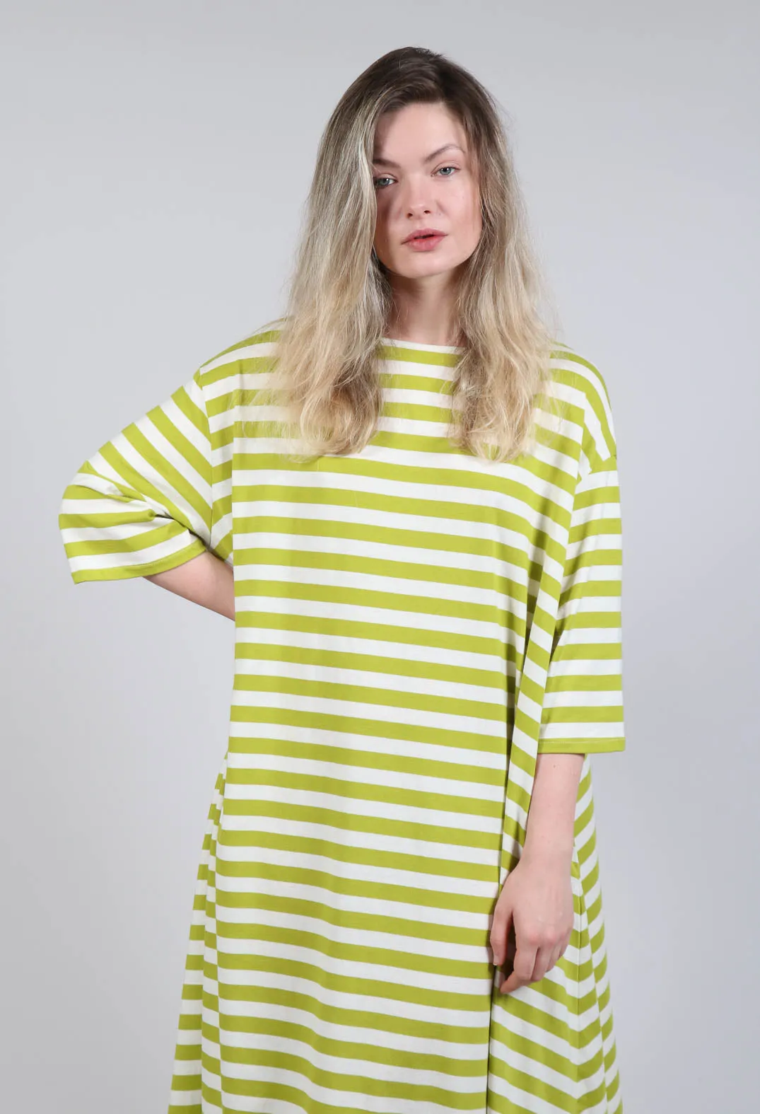 Oversized T-Shirt Dress in Pistachio