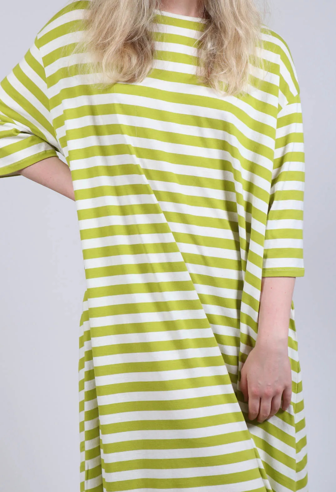 Oversized T-Shirt Dress in Pistachio