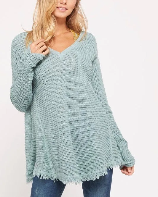 Oversized Thermal Sweater in More Colors