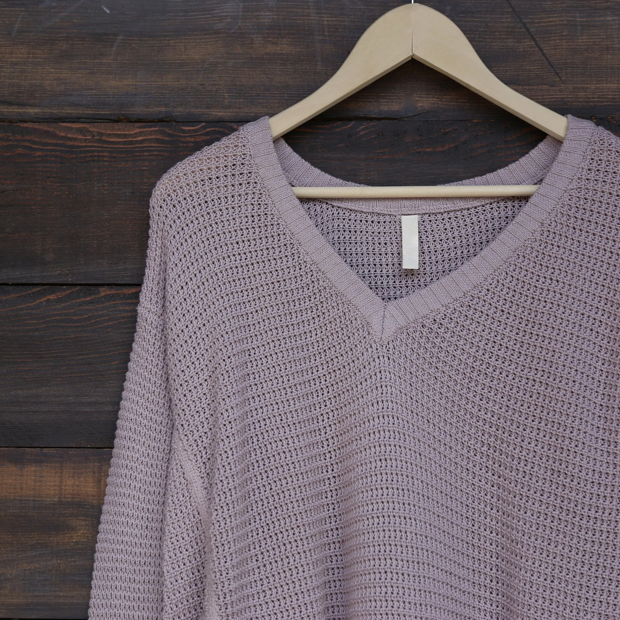 Oversized Thermal Sweater in More Colors