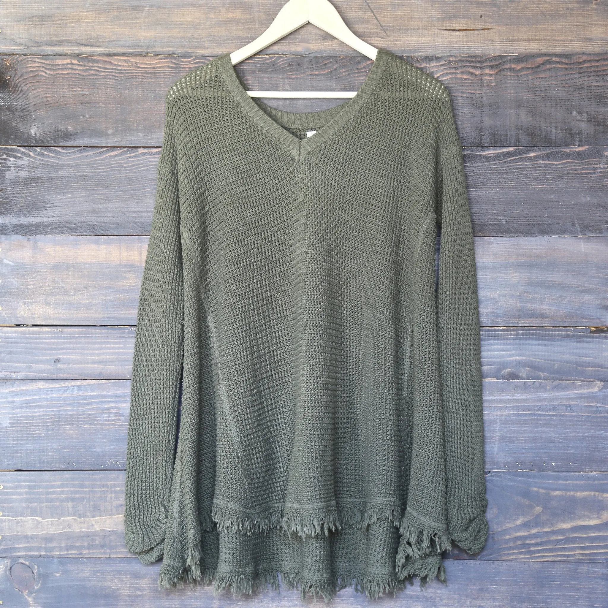 Oversized Thermal Sweater in More Colors