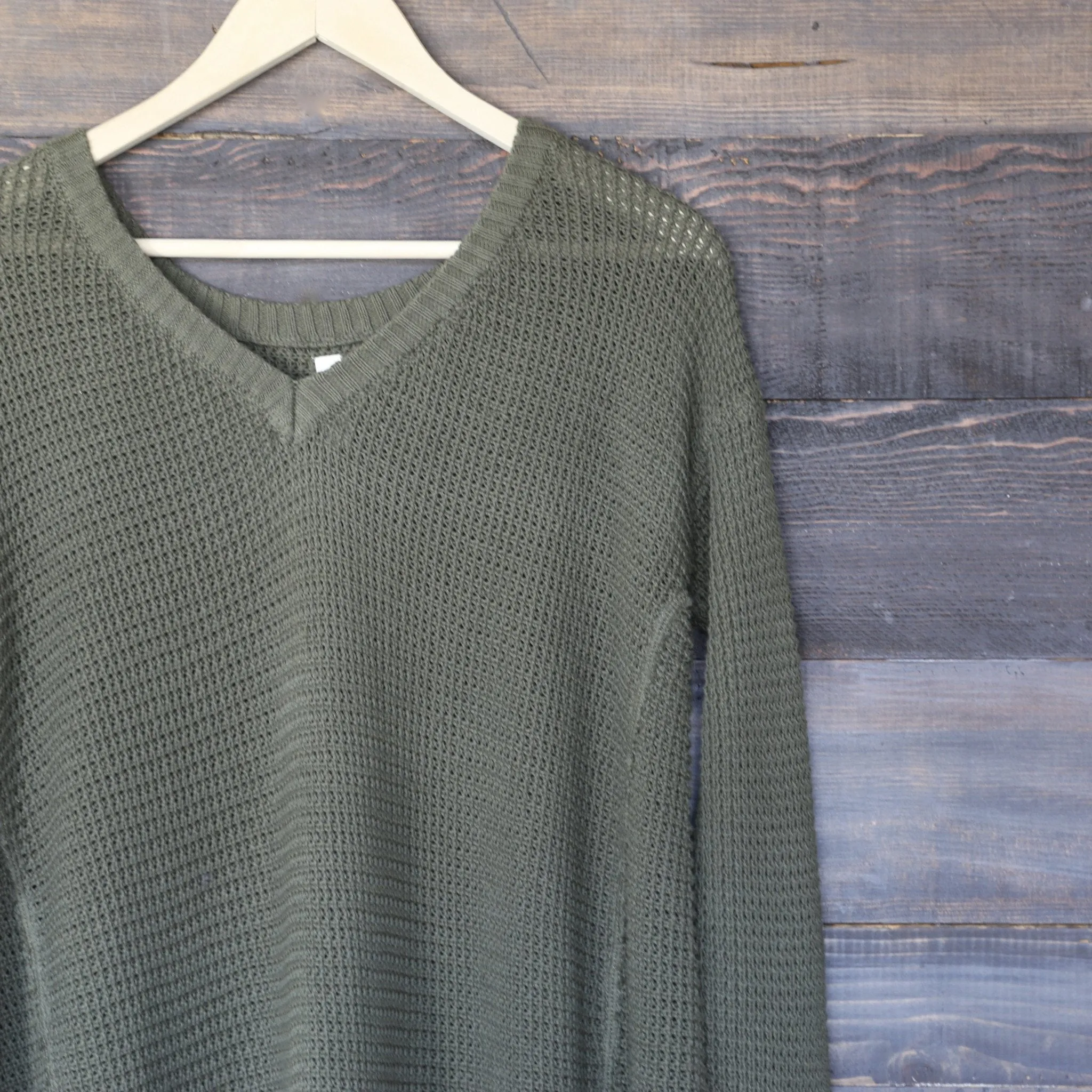 Oversized Thermal Sweater in More Colors