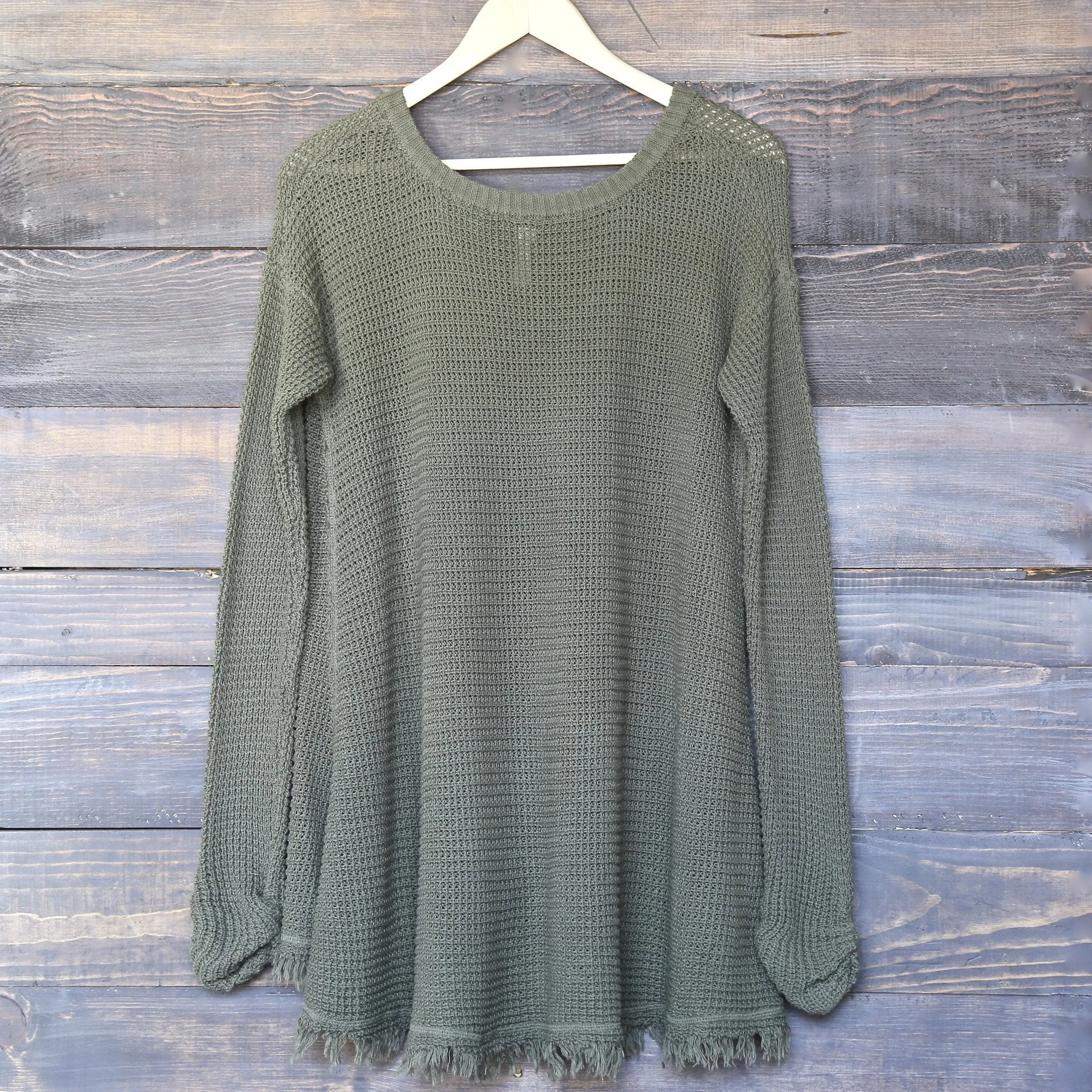 Oversized Thermal Sweater in More Colors