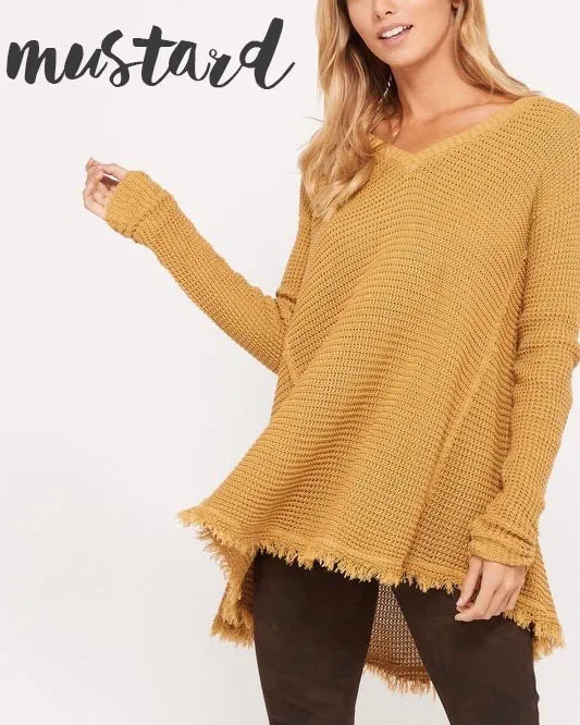 Oversized Thermal Sweater in More Colors