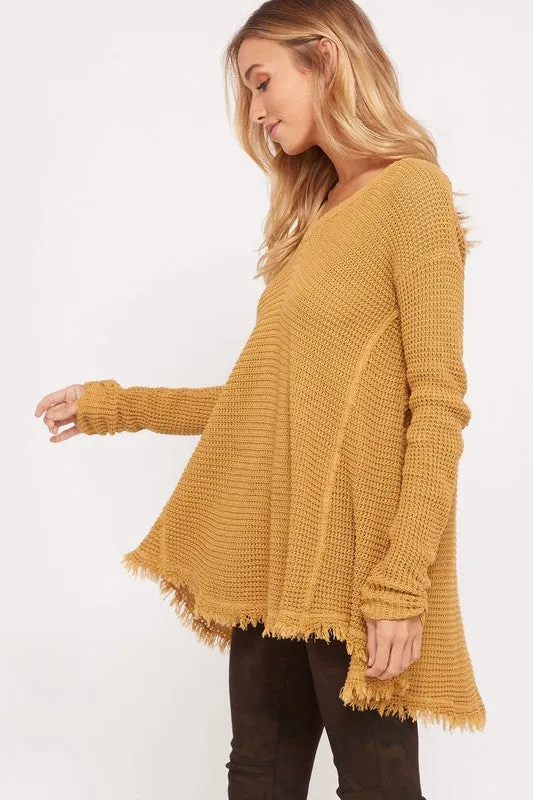 Oversized Thermal Sweater in More Colors