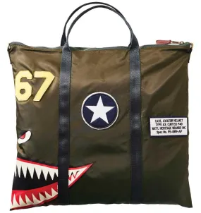 P-40  Flying Tigers Olive Helmet Bag