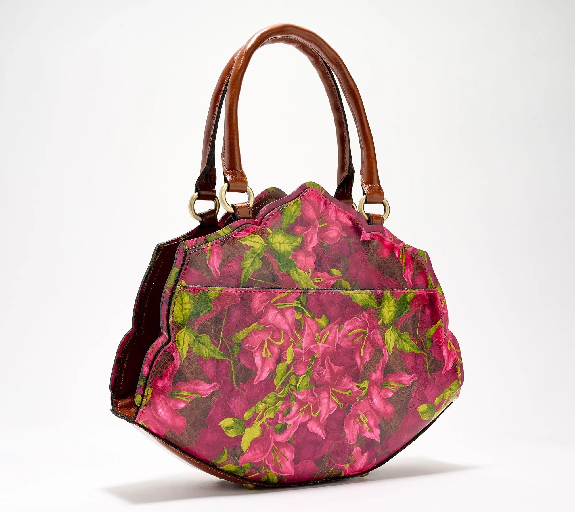 Patricia Nash Leather Gennamari Petal Satchel