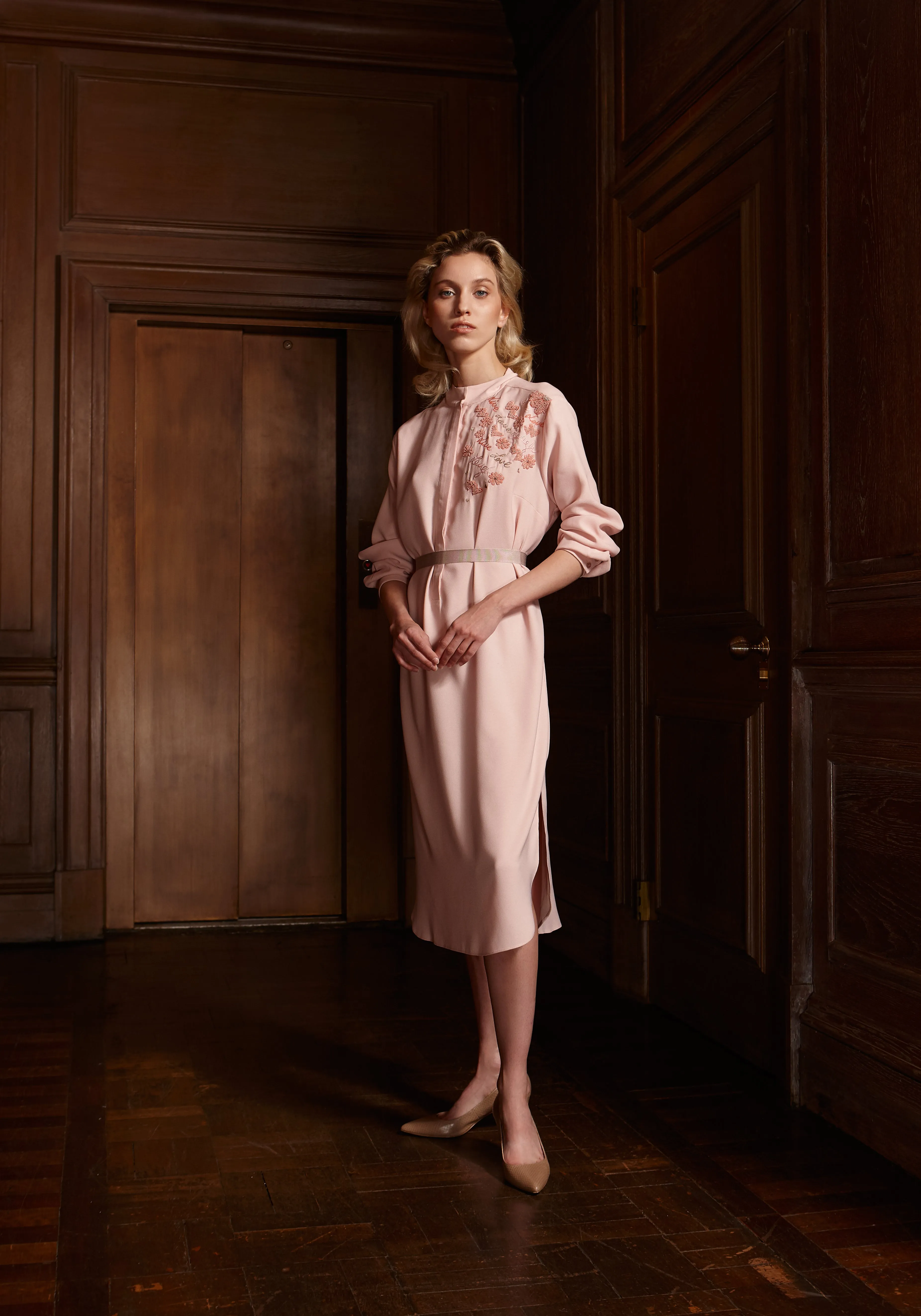 Peony Shirt Dress