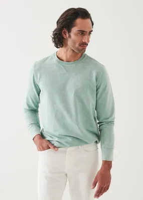 PIMA COTTON FRENCH TERRY MINERAL WASH SWEATSHIRT