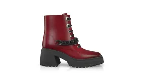 Platform Combat Ankle Boots 58909