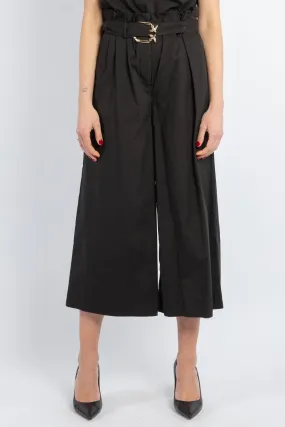 Poseidone Pantaloni Wide leg con cintura