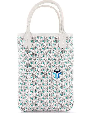 Pre-owned Goyard Mini Poitiers Tote Claire Voie Coated Canvas