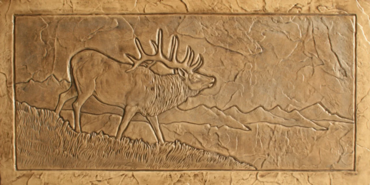 Proline SD9002 Elk Landscape Stamp