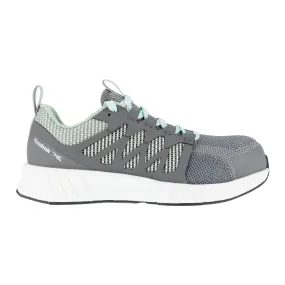 Reebok Womens Grey/Mint Green Textile Oxfords Fusion Flexweave Work CT