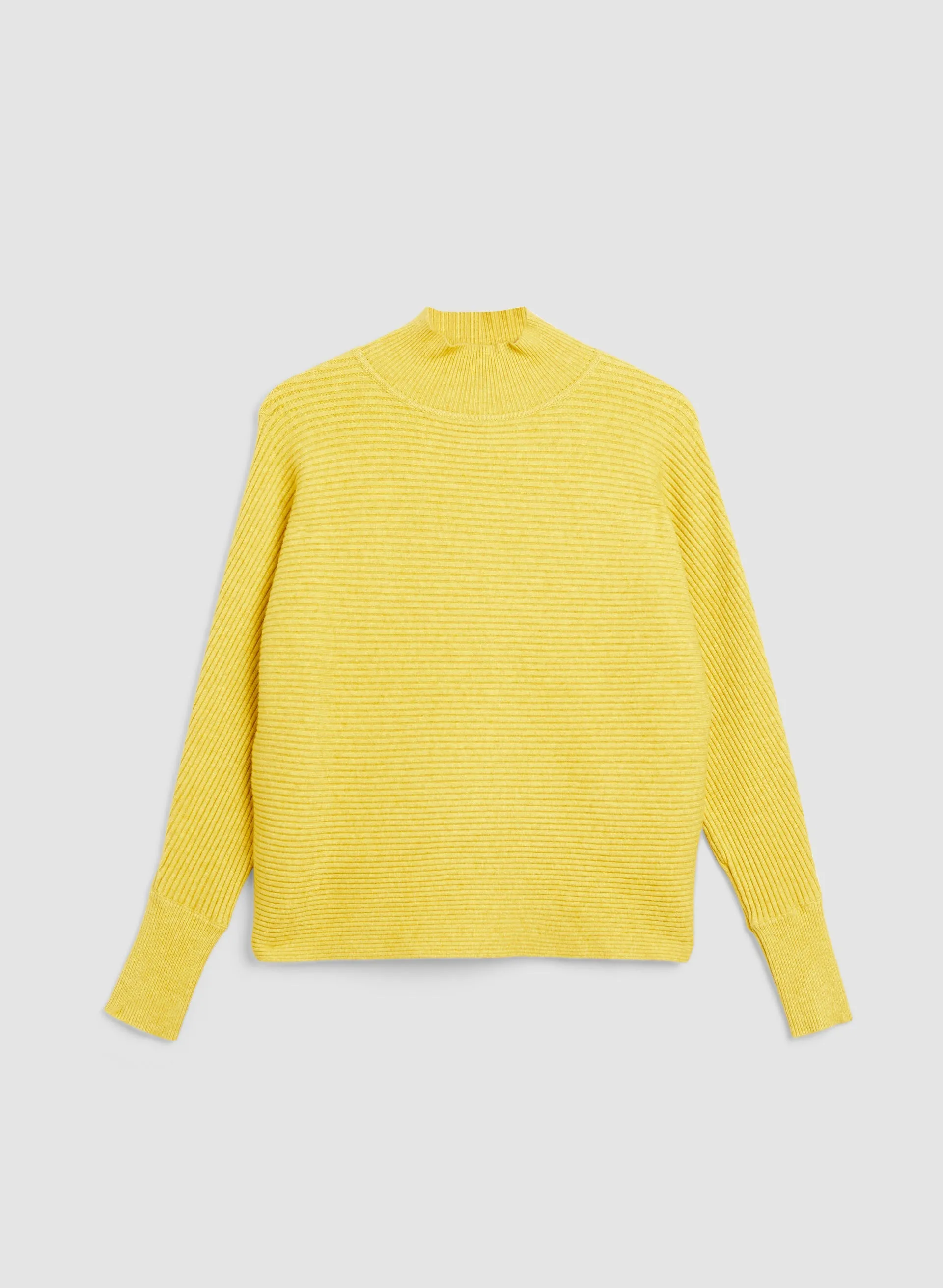 Ribbed Mock Neck Sweater