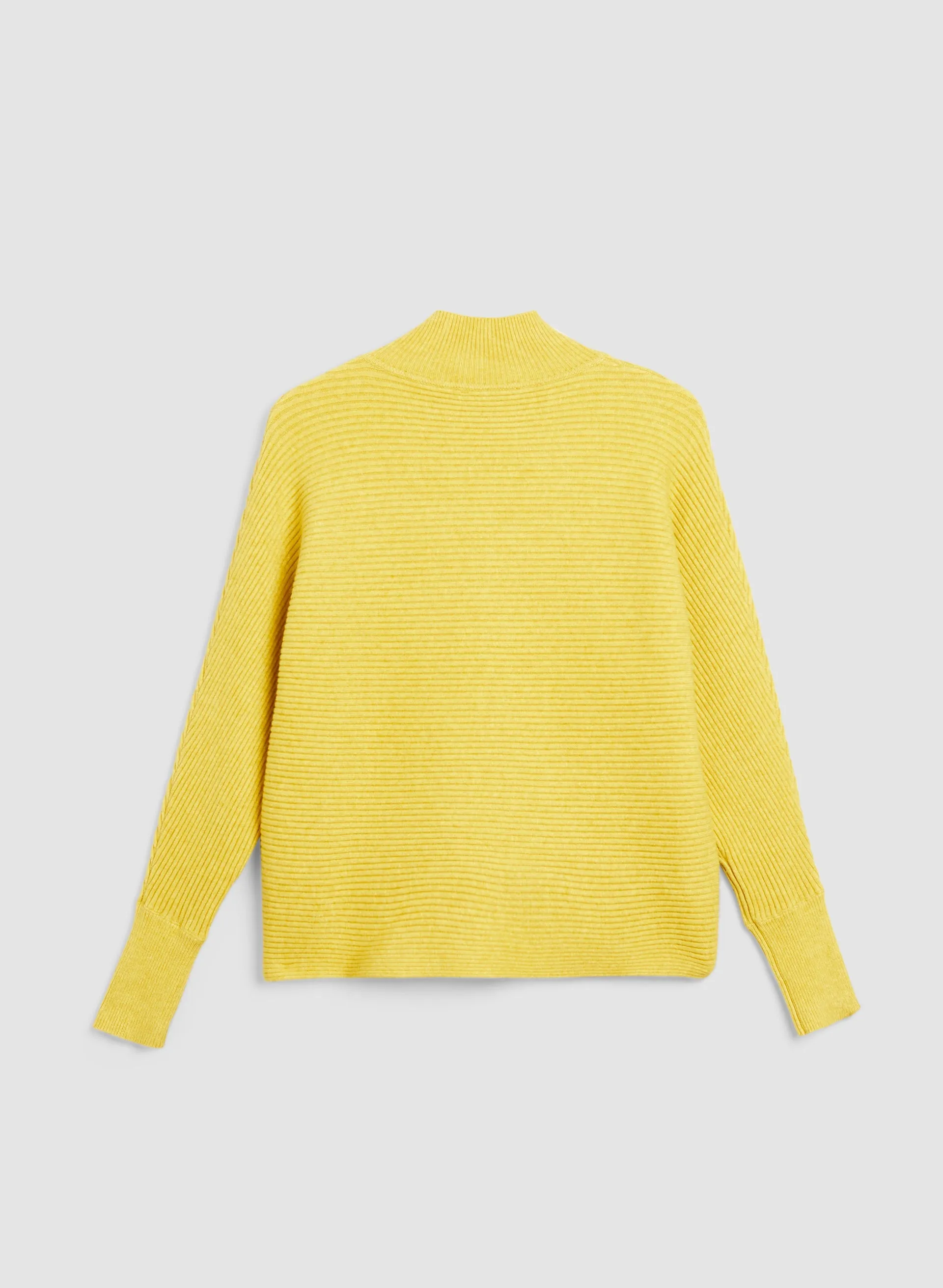 Ribbed Mock Neck Sweater