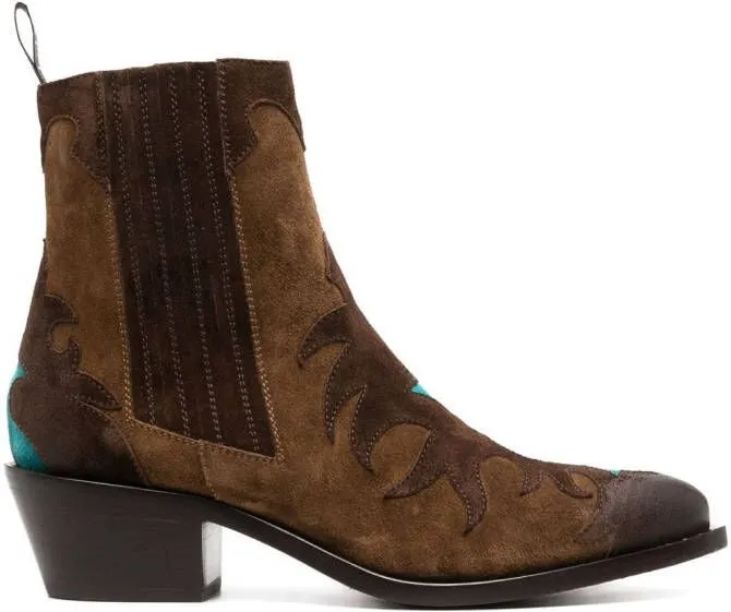 Sartore Texan ankle boots Brown