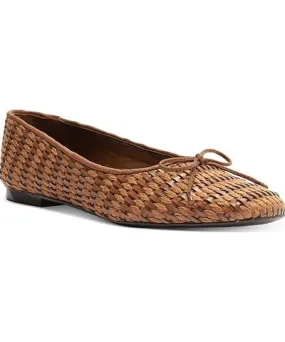 Schutz Women's Arissa Straw Flats