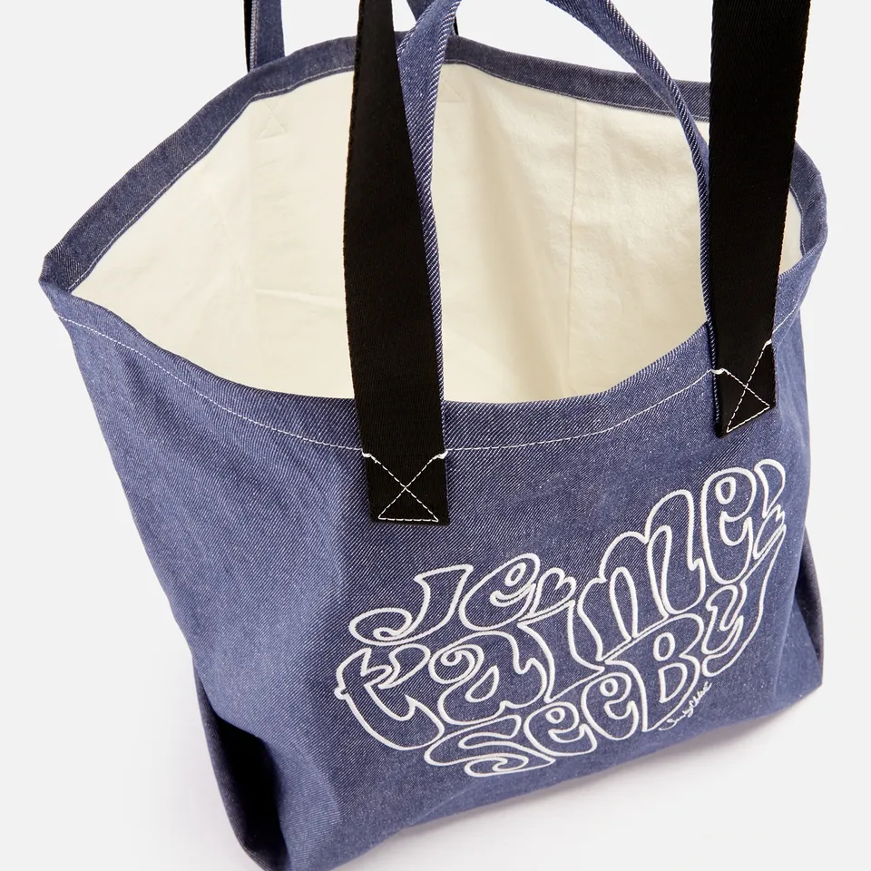 See By Chloé Je T'Aime Denim Tote Bag