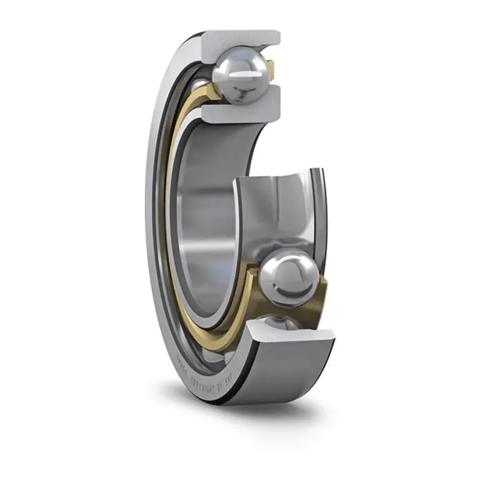 SKF 7215 BECBM Single Row Angular Contact Ball Bearing- Open Type 75mm I.D, 130mm O.D
