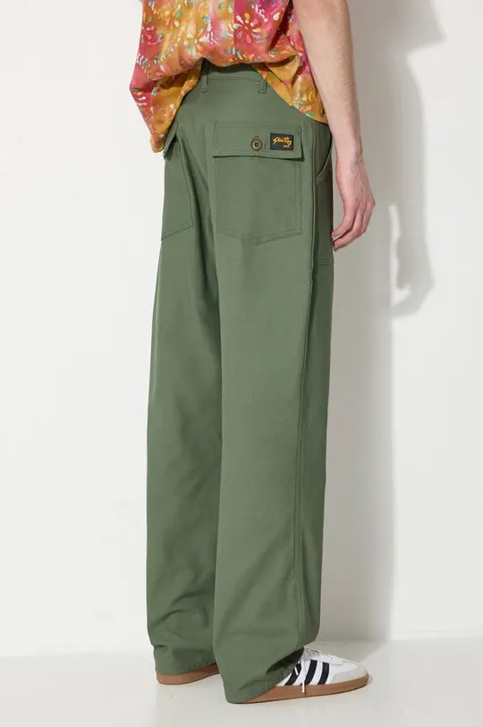 Stan Ray cotton trousers 1100 Og Loose Fatigue green color 1101