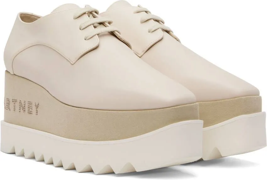 Stella McCartney Beige Elyse Oxfords