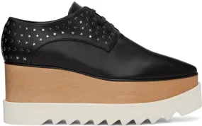 Stella McCartney Black Mini Star Elyse Oxfords