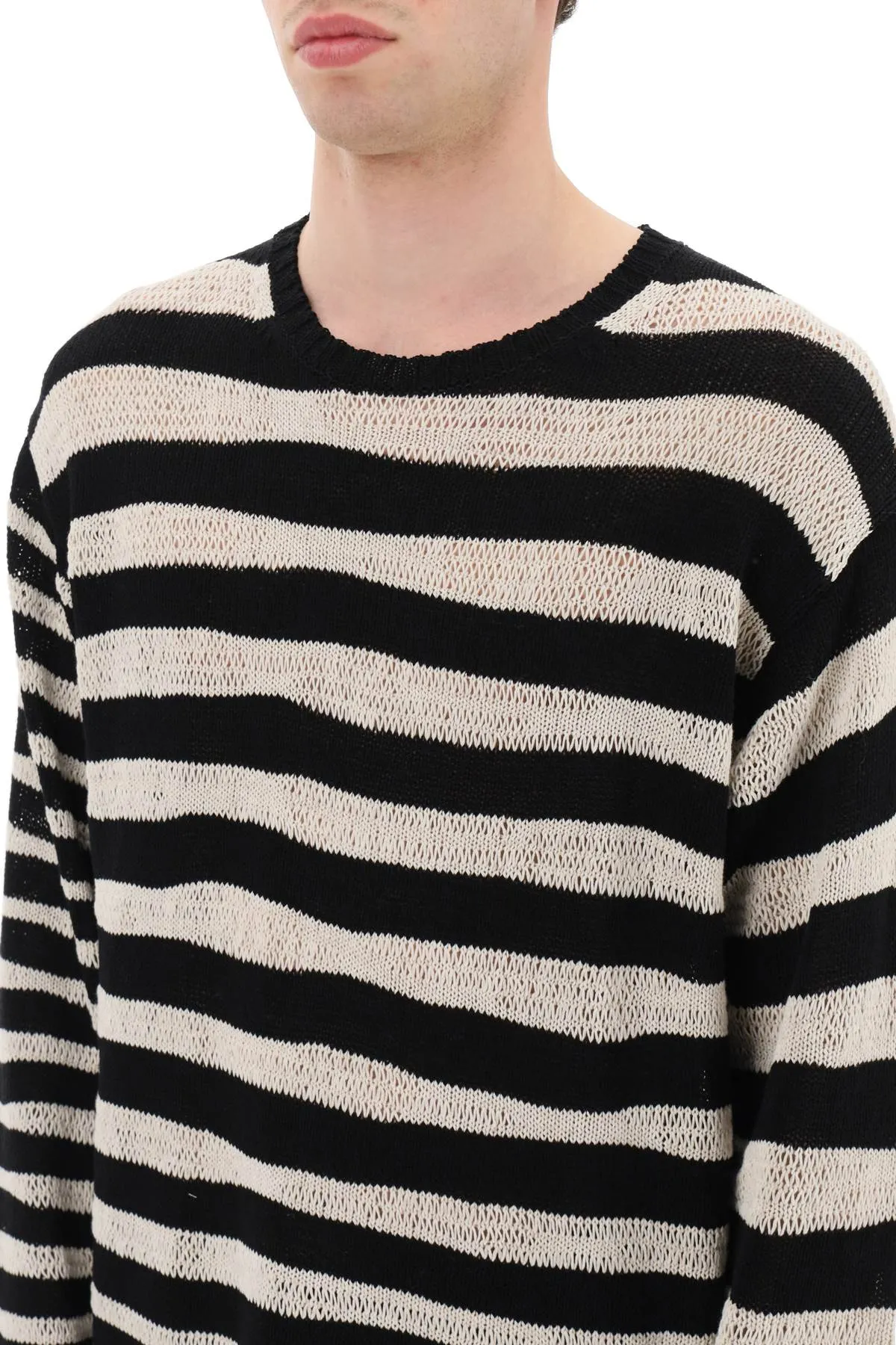 Striped Pure Cotton Sweater