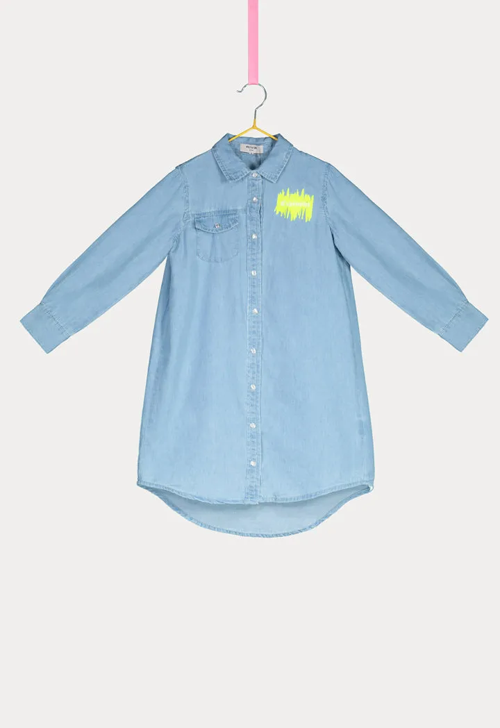 Tencel Denim Shirt Dress