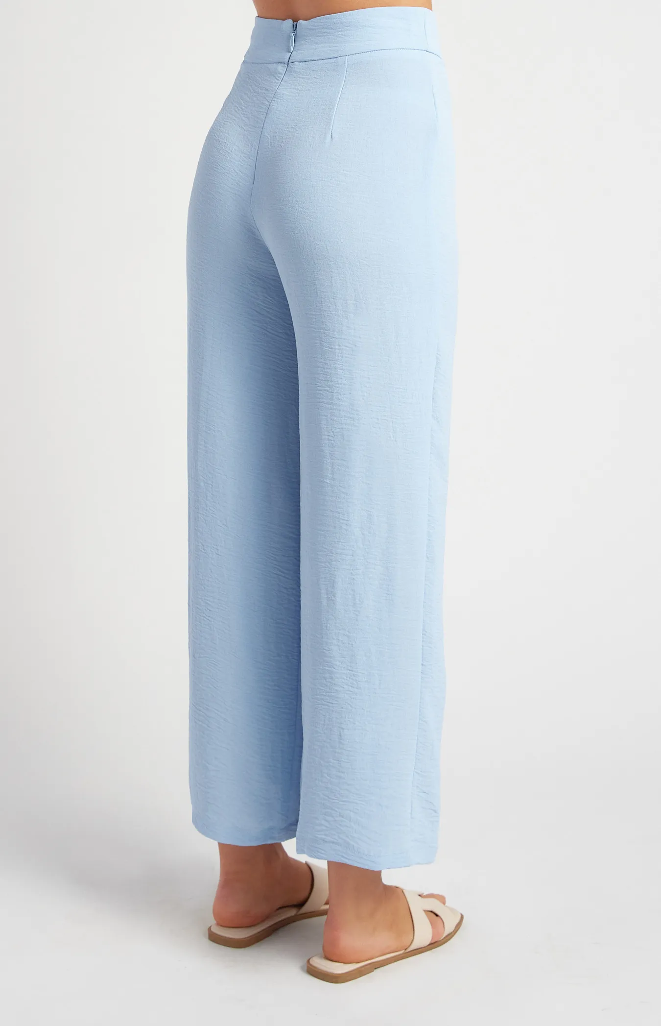 Textured Wide Leg Pants (SPA362A)