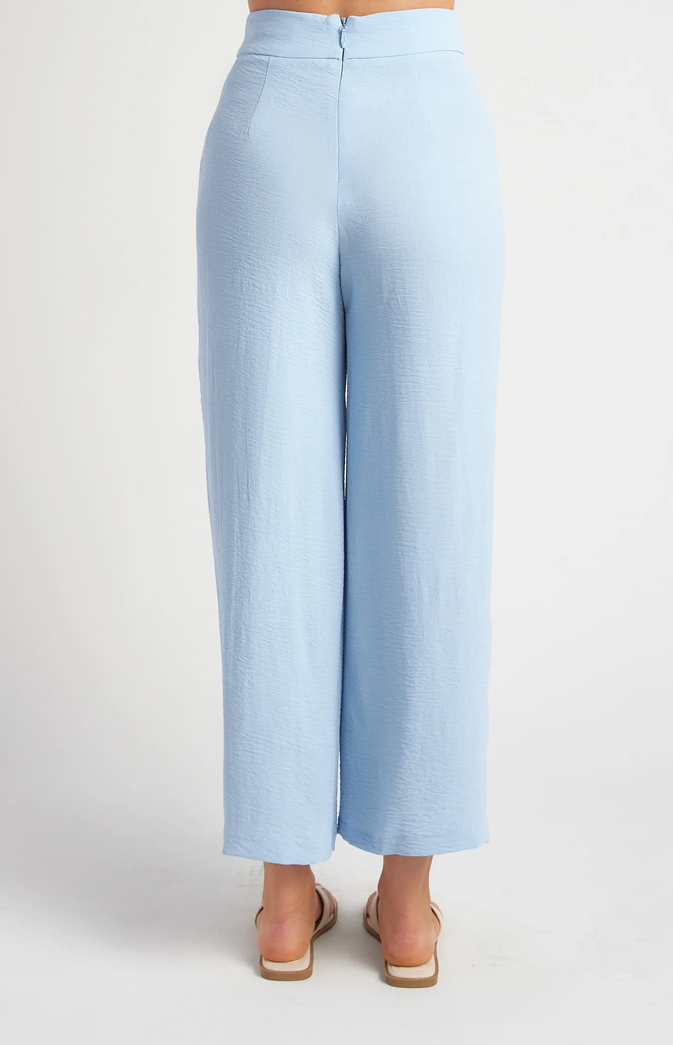 Textured Wide Leg Pants (SPA362A)