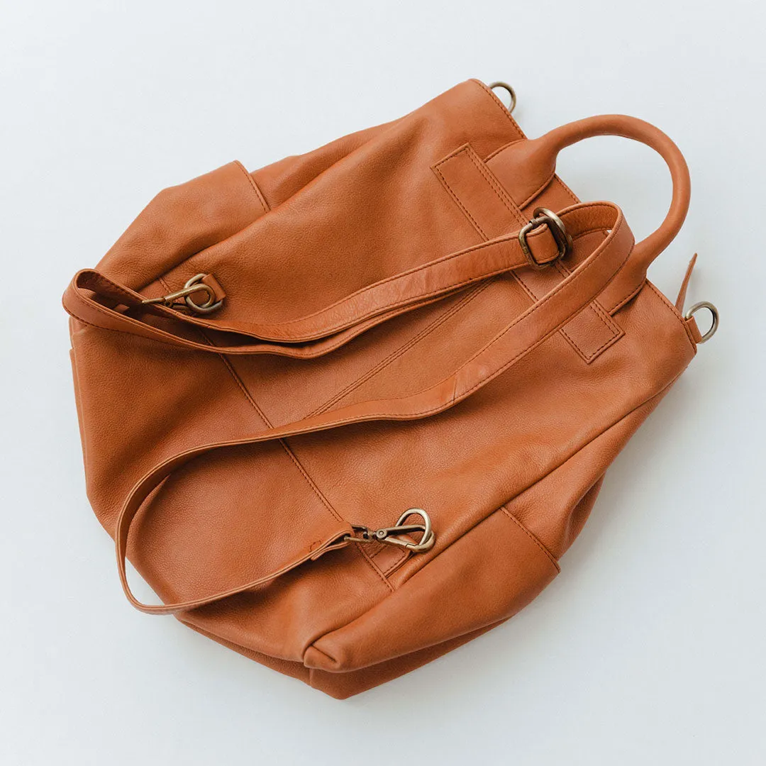 The Compass Satchel, Tan